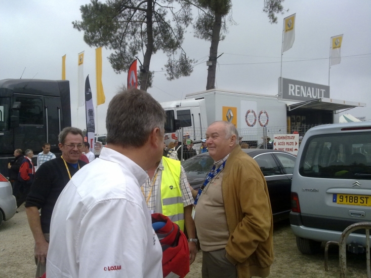 Maurice Forget sur le site du circuit (photo FFSA)