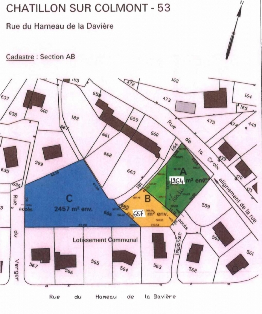 Plan Le Hameau de la Davière